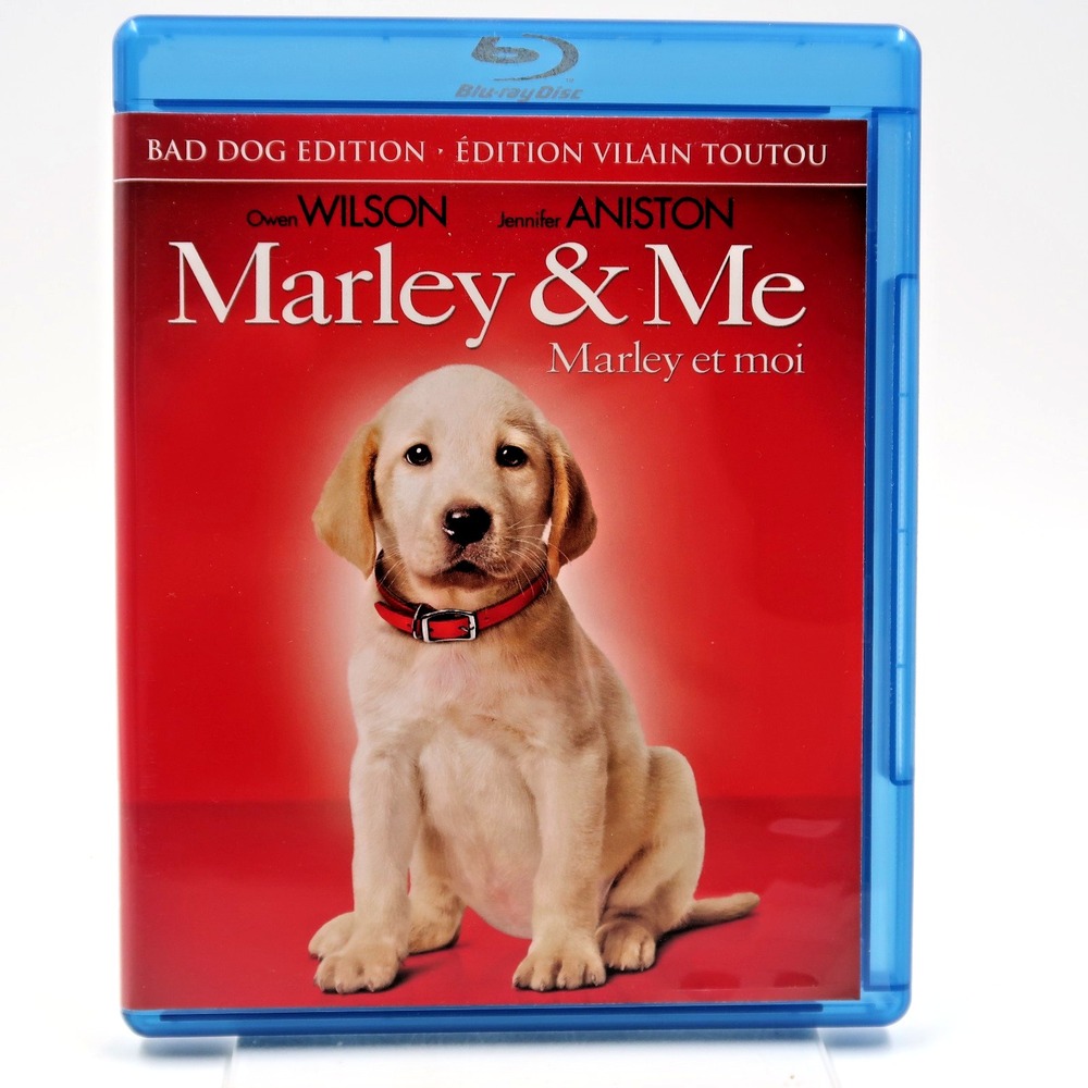 Marley & Me Blu-ray 2008 Bad Dog Edition Owen Wilson Jennifer Aniston PG